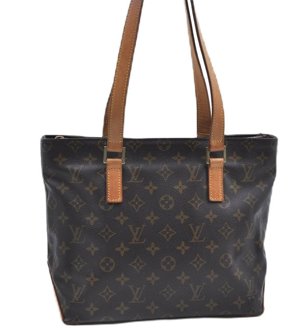 Authentic Louis Vuitton Monogram Cabas Piano Shoulder Tote Bag M51148 LV 7070C