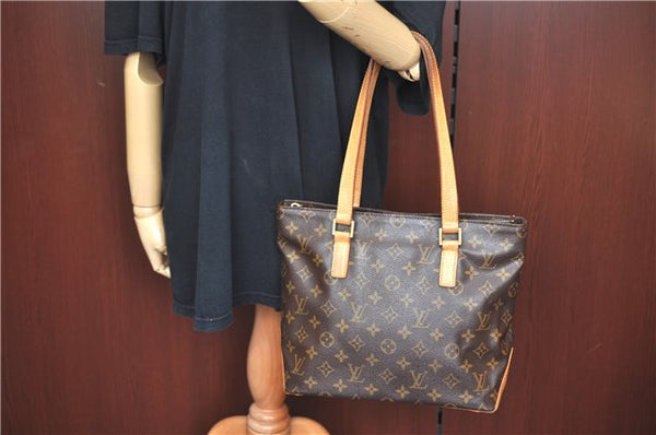 Authentic Louis Vuitton Monogram Cabas Piano Shoulder Tote Bag M51148 LV 7070C