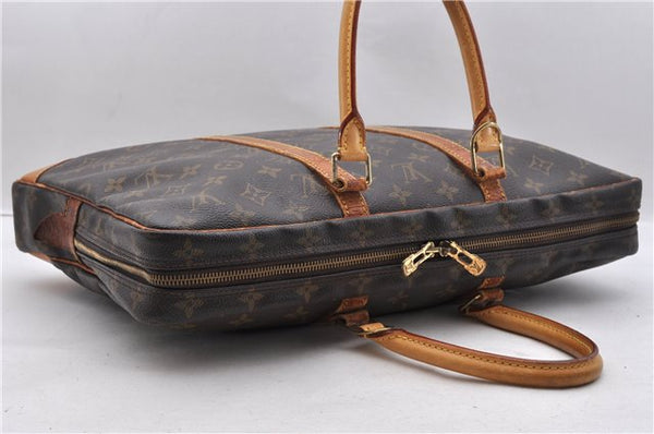 Auth LOUIS VUITTON Monogram Porte Documents Voyage Briefcase M53361 LV 7072C
