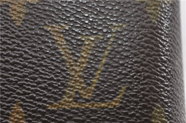 Authentic Louis Vuitton Monogram Compact Zip Bifold Wallet Purse M61667 LV 7075F