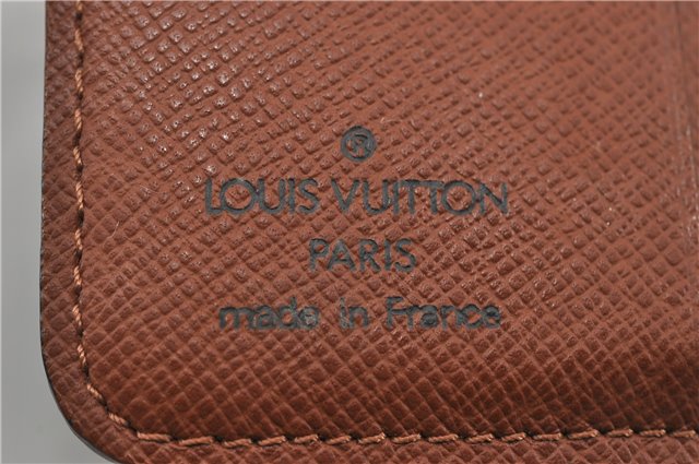 Authentic Louis Vuitton Monogram Compact Zip Bifold Wallet Purse M61667 LV 7075F