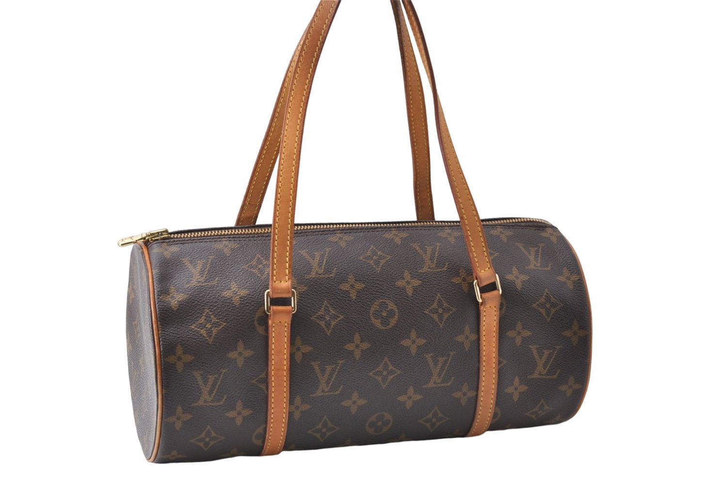 Authentic Louis Vuitton Monogram Papillon 30 Hand Bag M51385 LV 7076D
