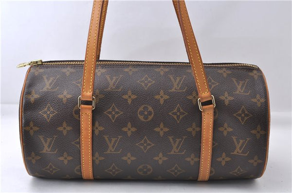 Authentic Louis Vuitton Monogram Papillon 30 Hand Bag M51385 LV 7076D