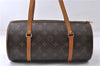 Authentic Louis Vuitton Monogram Papillon 30 Hand Bag M51385 LV 7076D