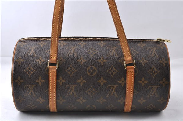Authentic Louis Vuitton Monogram Papillon 30 Hand Bag M51385 LV 7076D