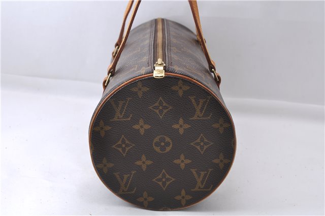 Authentic Louis Vuitton Monogram Papillon 30 Hand Bag M51385 LV 7076D