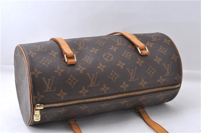 Authentic Louis Vuitton Monogram Papillon 30 Hand Bag M51385 LV 7076D
