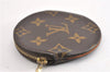 Authentic Louis Vuitton Monogram Porte Monnaie Rond Coin Purse M61926 LV 7078F