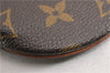 Authentic Louis Vuitton Monogram Porte Monnaie Rond Coin Purse M61926 LV 7078F