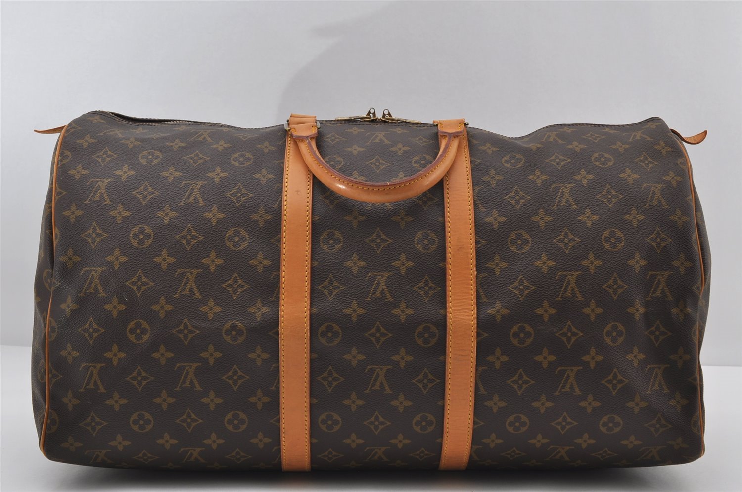Authentic Louis Vuitton Monogram Keepall 55 Travel Boston Bag M41424 LV 7078I