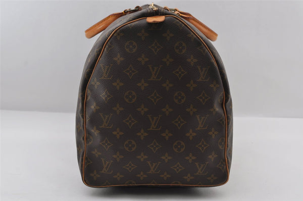 Authentic Louis Vuitton Monogram Keepall 55 Travel Boston Bag M41424 LV 7078I