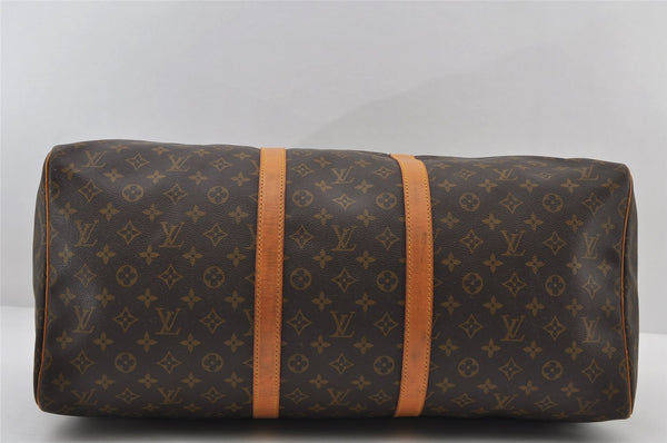 Authentic Louis Vuitton Monogram Keepall 55 Travel Boston Bag M41424 LV 7078I