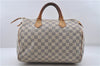 Authentic Louis Vuitton Damier Azur Speedy30 Hand Boston Bag N41533 LV 7080D