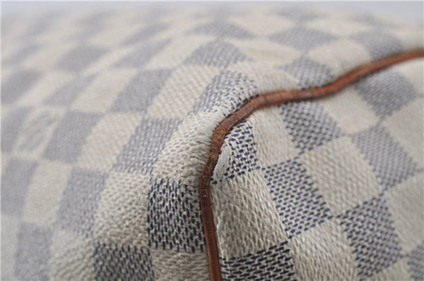 Authentic Louis Vuitton Damier Azur Speedy30 Hand Boston Bag N41533 LV 7080D