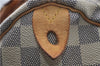 Authentic Louis Vuitton Damier Azur Speedy30 Hand Boston Bag N41533 LV 7080D