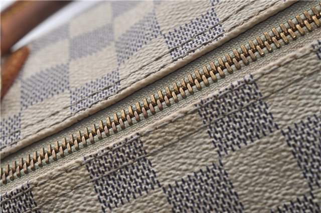 Authentic Louis Vuitton Damier Azur Speedy30 Hand Boston Bag N41533 LV 7080D