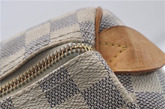 Authentic Louis Vuitton Damier Azur Speedy30 Hand Boston Bag N41533 LV 7080D