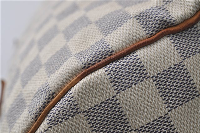 Authentic Louis Vuitton Damier Azur Speedy30 Hand Boston Bag N41533 LV 7080D