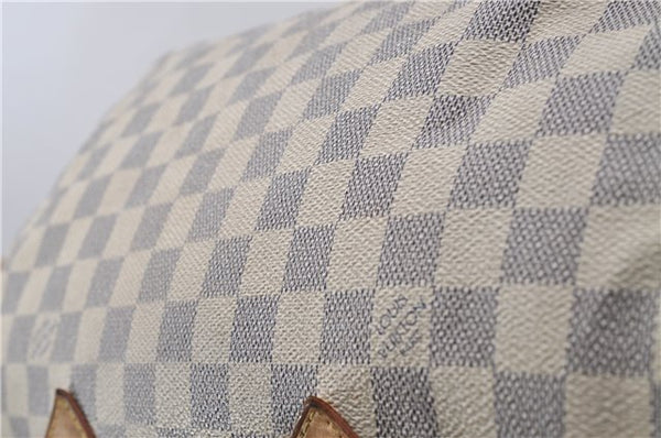 Authentic Louis Vuitton Damier Azur Speedy30 Hand Boston Bag N41533 LV 7080D