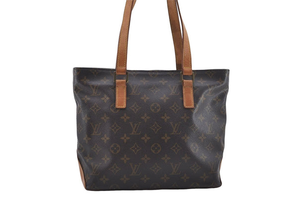 Authentic Louis Vuitton Monogram Cabas Piano Tote Bag M51148 LV 7081D
