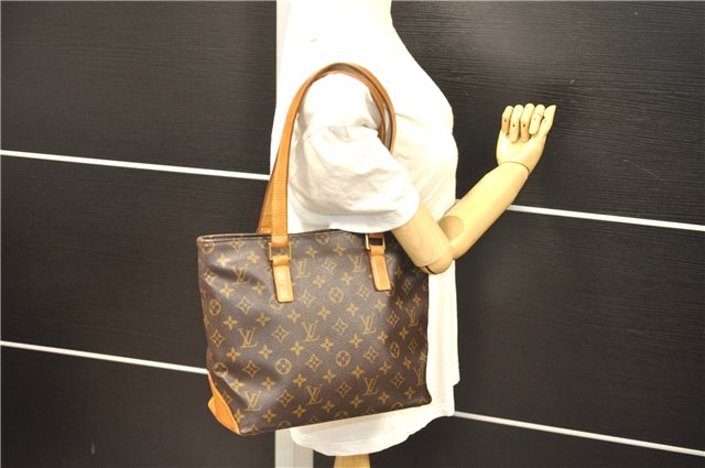 Authentic Louis Vuitton Monogram Cabas Piano Tote Bag M51148 LV 7081D