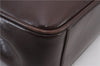 Authentic GUCCI Vintage Shoulder Tote Bag Leather Brown 7082C