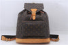 Authentic Louis Vuitton Monogram Montsouris GM Backpack M51135 LV 7082D