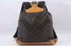 Authentic Louis Vuitton Monogram Montsouris GM Backpack M51135 LV 7082D