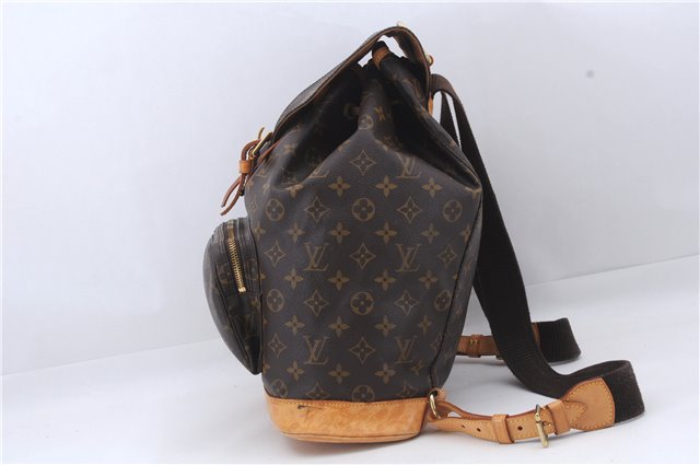 Authentic Louis Vuitton Monogram Montsouris GM Backpack M51135 LV 7082D