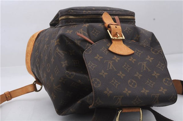 Authentic Louis Vuitton Monogram Montsouris GM Backpack M51135 LV 7082D