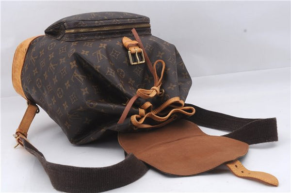 Authentic Louis Vuitton Monogram Montsouris GM Backpack M51135 LV 7082D
