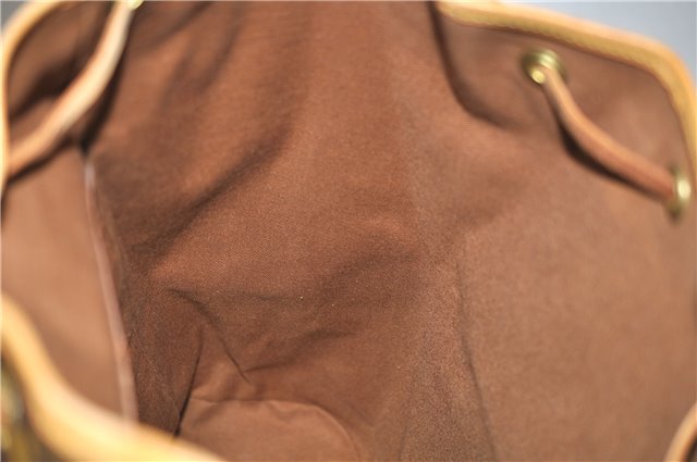 Authentic Louis Vuitton Monogram Montsouris GM Backpack M51135 LV 7082D