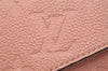 Auth Louis Vuitton Monogram Empreinte Pochette Felice Shoulder Bag Pink 7082I