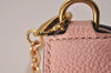 Auth Louis Vuitton Monogram Empreinte Pochette Felice Shoulder Bag Pink 7082I