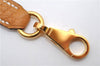 Authentic HERMES Shoulder Strap 35.4" Beige Gold 7083D