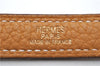 Authentic HERMES Shoulder Strap 35.4" Beige Gold 7083D