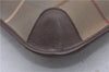 Authentic Burberrys Vintage Check Canvas Clutch Hand Bag Khaki Green Brown 7084C