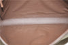 Authentic Burberrys Vintage Check Canvas Clutch Hand Bag Khaki Green Brown 7084C