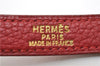 Authentic HERMES Shoulder Strap 35.8" Red Gold 7084D