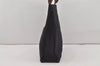 Authentic HERMES Fourre Tout MM Vintage Hand Tote Bag Canvas Navy 7084I