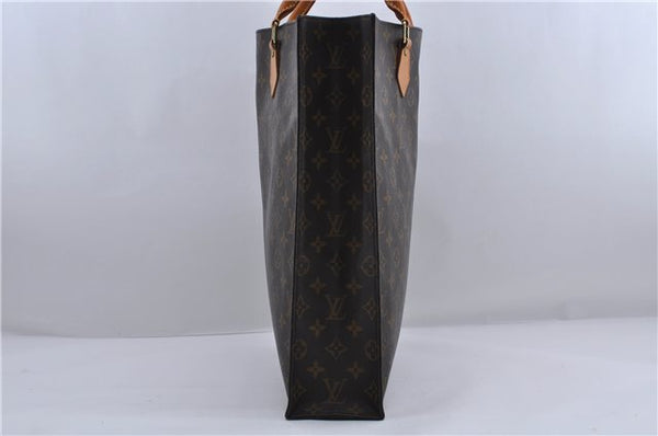 Authentic LOUIS VUITTON Monogram Sac Plat Hand Bag M51140 LV Junk 7086C