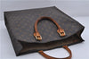 Authentic LOUIS VUITTON Monogram Sac Plat Hand Bag M51140 LV Junk 7086C