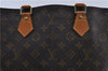 Authentic LOUIS VUITTON Monogram Sac Plat Hand Bag M51140 LV Junk 7086C