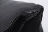 Authentic GUCCI Bamboo Clutch Hand Bag Purse Leather 235321 Black 7086D