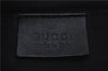 Authentic GUCCI Bamboo Clutch Hand Bag Purse Leather 235321 Black 7086D