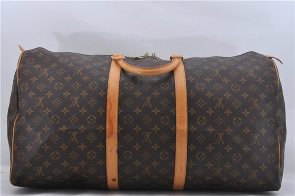 Authentic Louis Vuitton Monogram Keepall 60 Travel Boston Bag M41422 LV 7087D