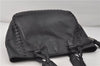 Authentic Christian Dior Shoulder Tote Bag Tassel Leather Black 7088D