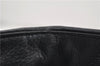 Authentic Christian Dior Shoulder Tote Bag Tassel Leather Black 7088D