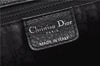 Authentic Christian Dior Shoulder Tote Bag Tassel Leather Black 7088D