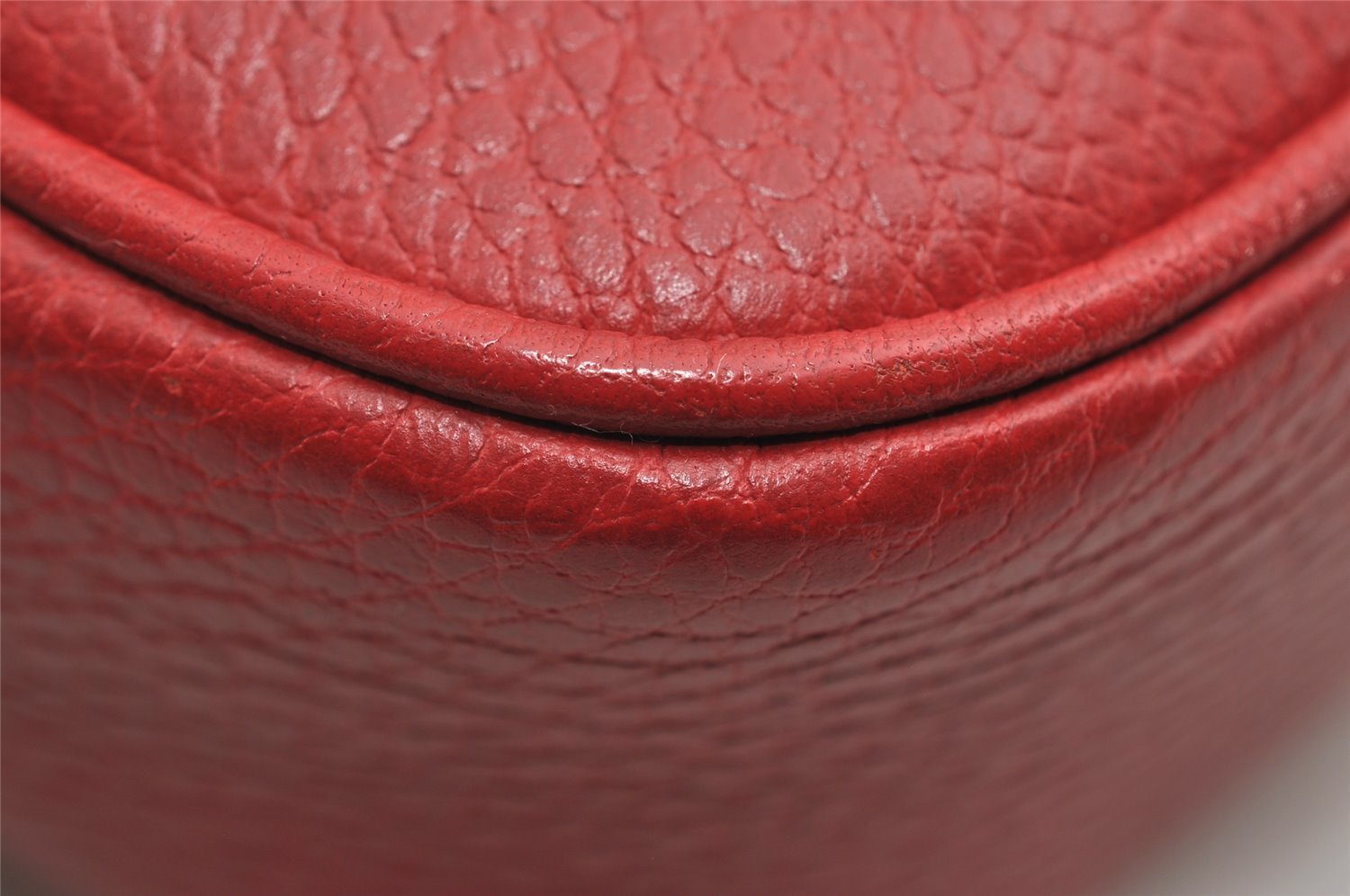 Authentic GUCCI Bree Shoulder Cross Bag GG Canvas Leather 449413 Brown Red 7088I